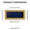 Classic Natural Wood Shadow Box Frame with Acrylic Front - Navy Blue Suede Backing, 30 Sizes